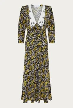 Wynn Dress Yellow Bouquet -Top Sell Dress Sales Store D03G006 Z73 23027 650px 964px