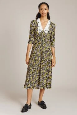 Wynn Dress Yellow Bouquet