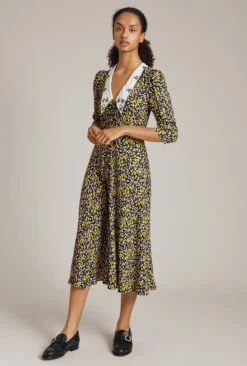 Wynn Dress Yellow Bouquet -Top Sell Dress Sales Store D03G006 Z73 23205 650px 964px