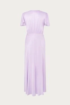 Grace Satin Midi Dress Lilac -Top Sell Dress Sales Store D04G010 L04 26511 650px 964px