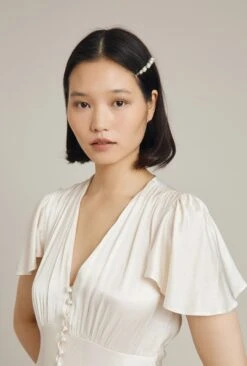 Grace Satin Midi Dress Ivory -Top Sell Dress Sales Store D04G010 M12 24149 650px 964px