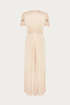 Grace Satin Midi Dress Stone -Top Sell Dress Sales Store D04G010 N04 26513 650px 964px