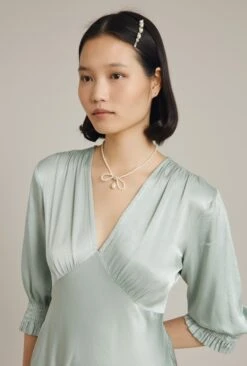 Elle Satin Midi Dress Dusty Green 9 Elle Satin Midi Dress Dusty Green -Top Sell Dress Sales Store D04G019 J29 24230 650px 964px