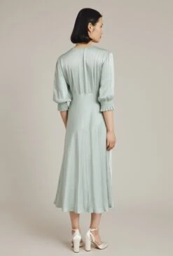 Elle Satin Midi Dress Dusty Green 10 Elle Satin Midi Dress Dusty Green -Top Sell Dress Sales Store D04G019 J29 24231 650px 964px