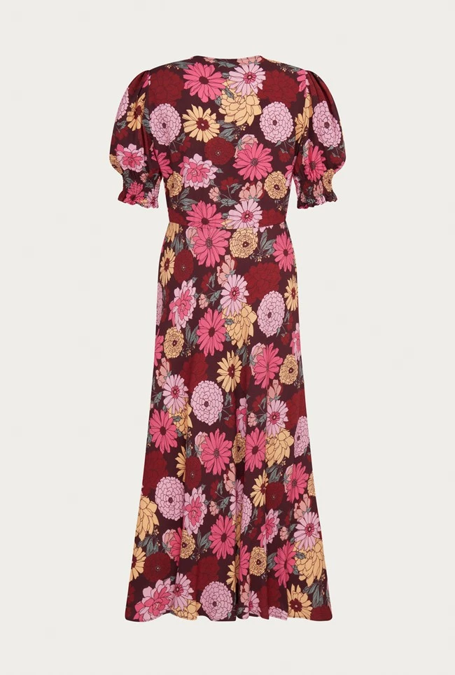 Alisa Dress Pink Woodstock Floral 6 Alisa Dress Pink Woodstock Floral - Image 6
