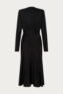 Meryl Satin Midi Dress Black 11 Meryl Satin Midi Dress Black -Top Sell Dress Sales Store D05G002 A01 25852 650px 964px