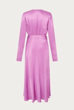 Meryl Satin Midi Dress Bright Mauve -Top Sell Dress Sales Store D05G002A L12 26873 650px 964px