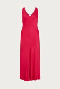 Palm Hot Pink Satin Slip Midi Dress Hot Pink 10 Palm Hot Pink Satin Slip Midi Dress Hot Pink -Top Sell Dress Sales Store D05G003 H38 25602 650px 964px