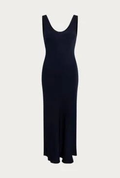 Palm Satin Slip Midi Dress Navy 10 Palm Satin Slip Midi Dress Navy -Top Sell Dress Sales Store D05G003 K10 24926 650px 964px