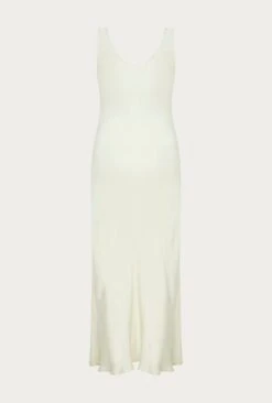 Palm Satin Slip Midi Dress Ivory 19 Palm Satin Slip Midi Dress Ivory -Top Sell Dress Sales Store D05G003 M12 27502 650px 964px