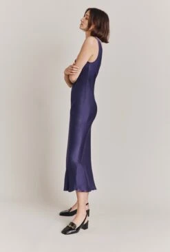 Palm Satin Slip Midi Dress Purple 6 Palm Satin Slip Midi Dress Purple -Top Sell Dress Sales Store D05G003A L07 28751 650px 964px