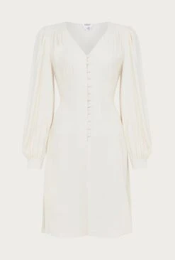 Shyla Crepe Knee-Length Dress Ivory 12 Shyla Crepe Knee-Length Dress Ivory -Top Sell Dress Sales Store D05G036 M12 25764 650px 964px