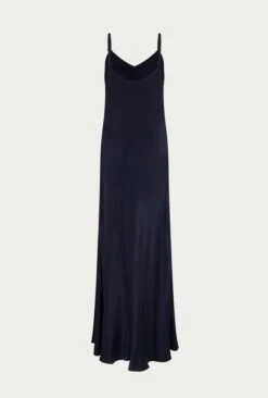 Winnie Satin Maxi Dress Navy -Top Sell Dress Sales Store D05G068 K10 26272 650px 964px