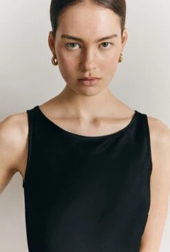 Callie Satin Maxi Dress Black 9 Callie Satin Maxi Dress Black -Top Sell Dress Sales Store D05G070 A01 27062 650px 964px