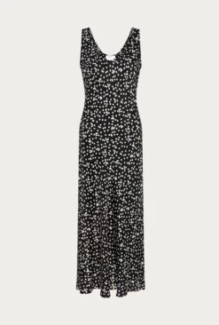 Palm Black Spot Slip Midi Dress Black Spot -Top Sell Dress Sales Store D06G005 Z14 26480 650px 964px