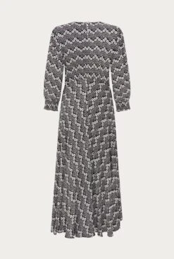 Pippa Crepe Midi Dress Zig Zag Flower 11 Pippa Crepe Midi Dress Zig Zag Flower -Top Sell Dress Sales Store D06G008 Z17 27383 650px 964px