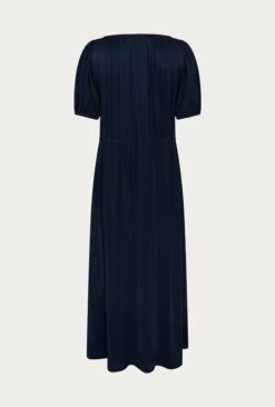 Morella Satin Midi Dress Navy -Top Sell Dress Sales Store D06G020 K10 27239 650px 964px