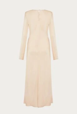 Mari Satin Midi Dress Stone 9 Mari Satin Midi Dress Stone -Top Sell Dress Sales Store D06G041 N04 26829 650px 964px