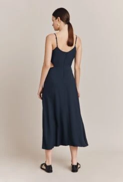 Lila Midi Dress Navy -Top Sell Dress Sales Store D06G042 K10 27376 650px 964px
