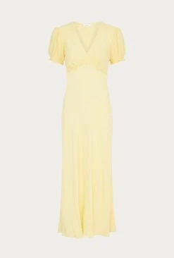 Poet Crepe Midi Dress Yellow 9 Poet Crepe Midi Dress Yellow -Top Sell Dress Sales Store D06G044 E04 27595 650px 964px