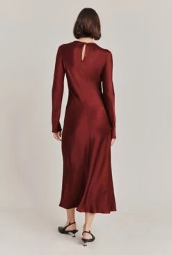 Freya Satin Midi Dress Port -Top Sell Dress Sales Store D06G048 G30 28771 650px 964px