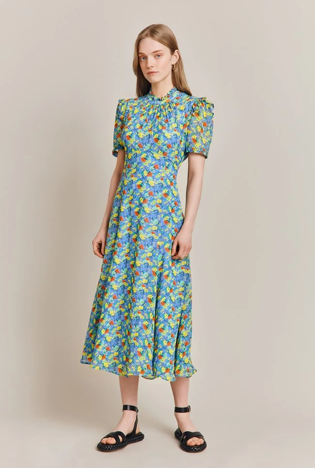 Nicola Georgette Midi Dress 2 Nicola Georgette Midi Dress - Image 2