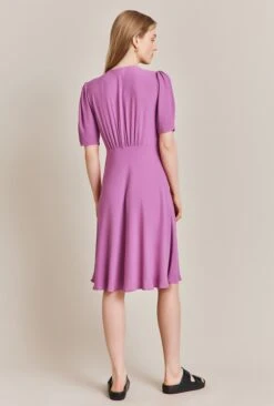 Mia Crepe Knee Length Dress Mauve 8 Mia Crepe Knee Length Dress Mauve -Top Sell Dress Sales Store D06G060 L12 27677 650px 964px