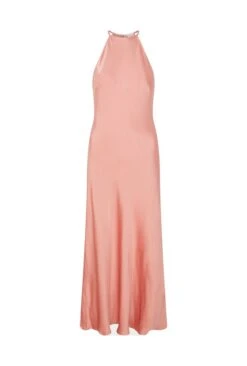 Elsie Satin Midi Dress Dusty Blush -Top Sell Dress Sales Store D06G064 H86 27976 650px 964px