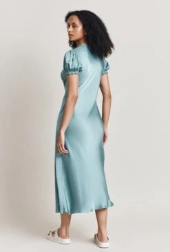 Clemence Satin Midi Dress Petrol Green 7 Clemence Satin Midi Dress Petrol Green -Top Sell Dress Sales Store D06G084 K72 28042 650px 964px