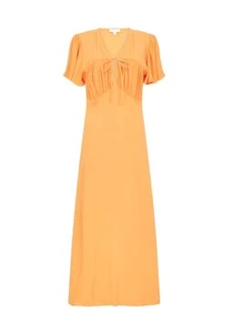 Laura Crepe Midi Dress Orange -Top Sell Dress Sales Store D06G085 F23 28000 650px 964px