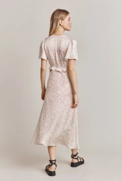 Bibi Satin Midi Dress Cream Bubble -Top Sell Dress Sales Store D06G094 Z57 28176 650px 964px