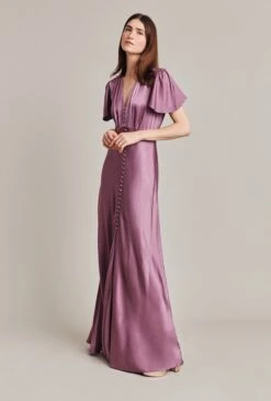 Delphine Satin Maxi Dress Purple Gumdrop -Top Sell Dress Sales Store D07G022 L47 28676 650px 964px