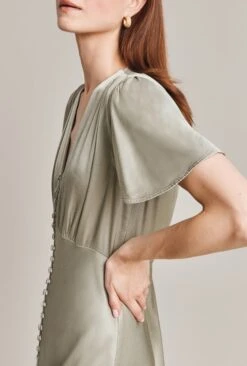 Grace Satin Midi Dress Seagrass 10 Grace Satin Midi Dress Seagrass -Top Sell Dress Sales Store D07G023 J32 29031 650px 964px