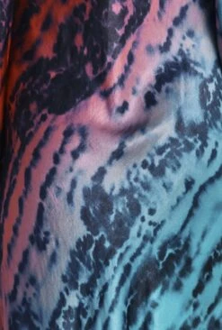 Milana Satin Maxi Dress Blue Tie Dye Print -Top Sell Dress Sales Store D07G026 Z75 29569 650px 964px