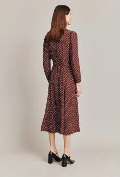 Lucinda Satin Midi Dress Russet Spot 9 Lucinda Satin Midi Dress Russet Spot -Top Sell Dress Sales Store D07G040 Z15 28902 650px 964px