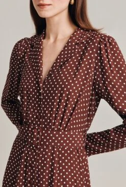 Lucinda Satin Midi Dress Russet Spot 10 Lucinda Satin Midi Dress Russet Spot -Top Sell Dress Sales Store D07G040 Z15 28982 650px 964px