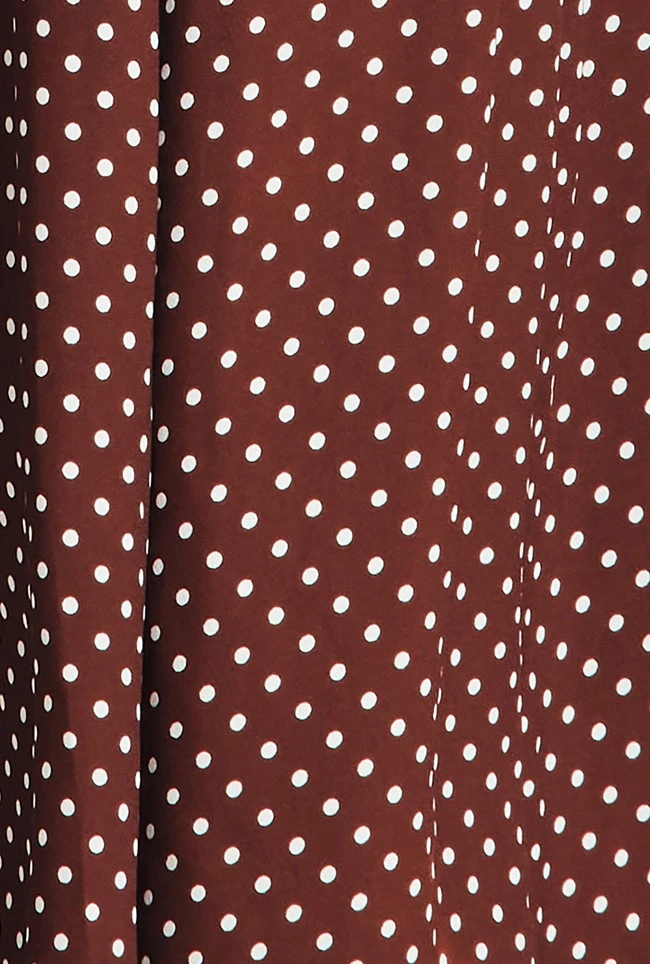 Lucinda Satin Midi Dress Russet Spot 6 Lucinda Satin Midi Dress Russet Spot - Image 6