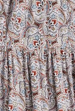 Maya Crepe Midi Dress Blue Paisley Star 11 Maya Crepe Midi Dress Blue Paisley Star -Top Sell Dress Sales Store D07G043 Z05 29557 650px 964px