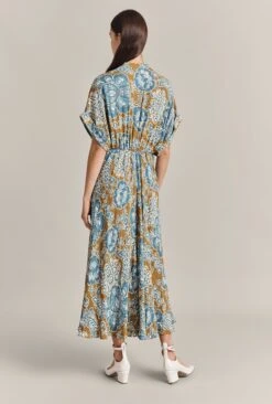 Harriet Crepe Midi Dress Blue Tapestry -Top Sell Dress Sales Store D07G044 Z06 29163 650px 964px