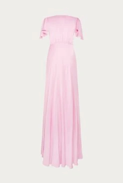 Delphine Satin Maxi Dress Pink 10 Delphine Satin Maxi Dress Pink -Top Sell Dress Sales Store DF46CA H50 26496 650px 964px