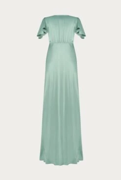 Delphine Satin Maxi Dress Soft Green 11 Delphine Satin Maxi Dress Soft Green -Top Sell Dress Sales Store DF46CA J61 26503 650px 964px