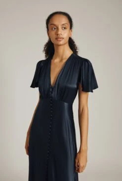 Delphine Satin Maxi Dress Navy 9 Delphine Satin Maxi Dress Navy -Top Sell Dress Sales Store DF46CA K10 23059 650px 964px