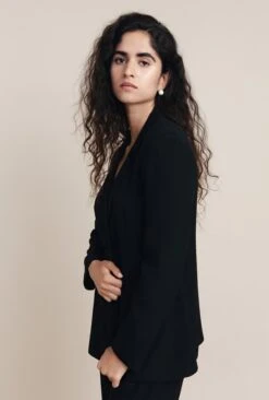 Piper Crepe Blazer Black 14 Piper Crepe Blazer Black -Top Sell Dress Sales Store J05G001 A01 25778 650px 964px