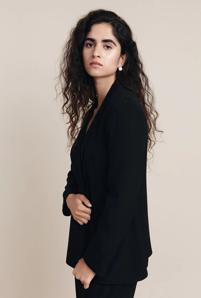 Piper Crepe Blazer Black 6 Piper Crepe Blazer Black - Image 6