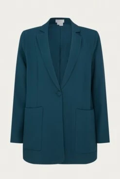 Wren Crepe Blazer Petrol Green 10 Wren Crepe Blazer Petrol Green -Top Sell Dress Sales Store J05G002 K72 25919 650px 964px