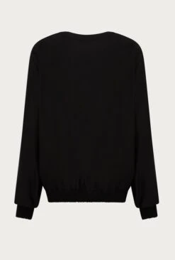 Mia Satin Bomber Jacket Black 11 Mia Satin Bomber Jacket Black -Top Sell Dress Sales Store J06G001 A01 27156 650px 964px