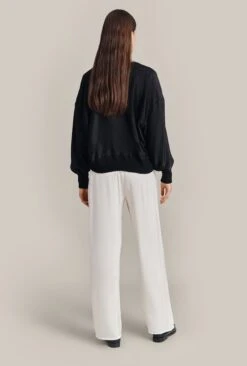 Anouk Satin Bomber Jacket Black -Top Sell Dress Sales Store J07G004 A01 29079 650px 964px