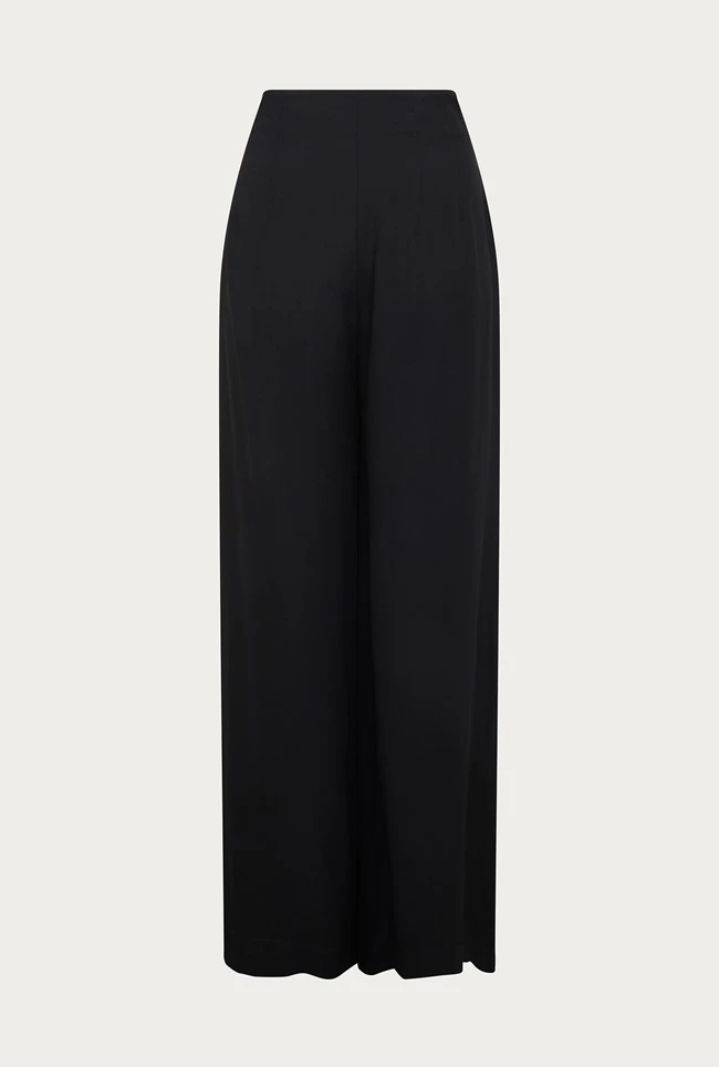 Brooke Wide-Leg Trousers Black 5 Brooke Wide-Leg Trousers Black - Image 5