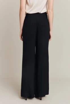 Brooke Wide-Leg Trousers Black 7 Brooke Wide-Leg Trousers Black -Top Sell Dress Sales Store P06G002 A01 26435 650px 964px
