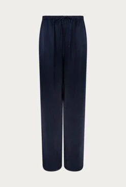 Imogen Satin Wide Leg Trouser Navy -Top Sell Dress Sales Store P06G003A K10 26660 650px 964px